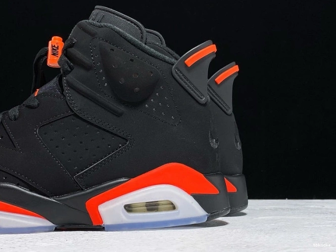 Cheap TBK Jordan 6 Black Infrared Retro OG Air 384664-060 0707